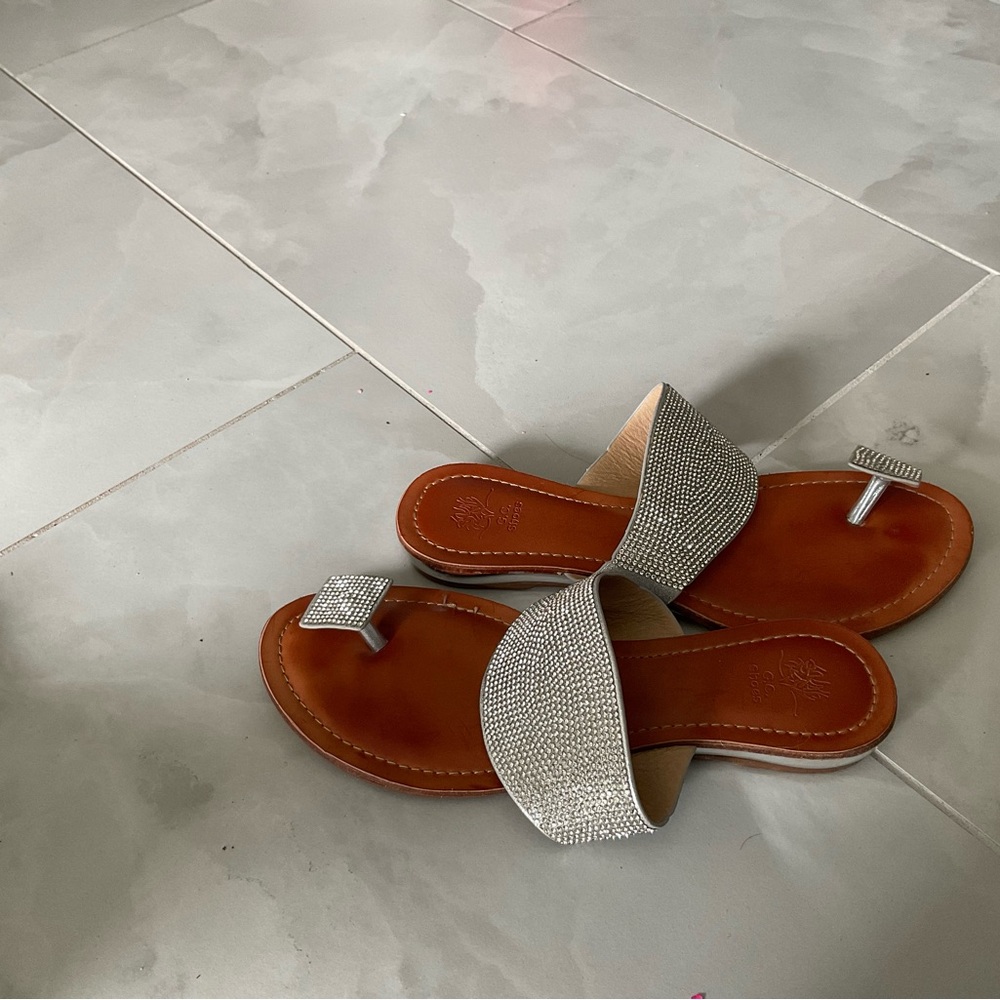 Crystal sandals